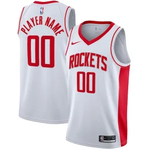 Incantevole Duraturo Attraente Houston Rockets Nike 2020/21 Swingman Custom Jersey Association Edition White