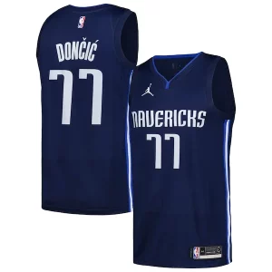 Moderno Accattivante Robusto Luka Dončić Dallas Mavericks Jordan Brand Swingman Player Jersey Statement Edition Navy