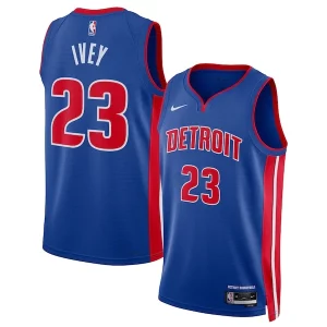 Versatile Jaden Ivey Detroit Pistons Nike Unisex 2022 NBA Draft First Round Pick Swingman Jersey Icon Edition Blue
