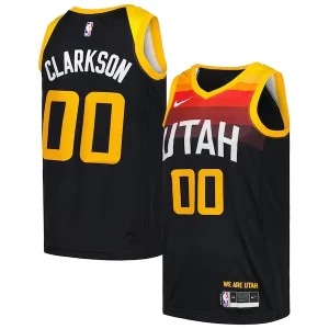Incantevole Jordan Clarkson Utah Jazz Nike Swingman Player Jersey City Edition Black
