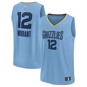 Incantevole Cool Classico Ja Morant Memphis Grizzlies Youth Fast Break Replica Player Jersey Statement Edition Light Blue