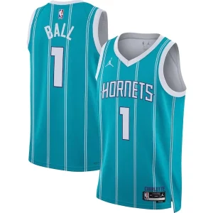 Magnifico Gorgeous LaMelo Ball Charlotte Hornets Jordan Brand Unisex Swingman Jersey Icon Edition Teal/White
