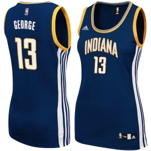 Robusto Raffinato Splendido Paul George Indiana Pacers adidas Women's Replica Jersey Navy
