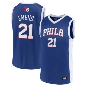 Robusto Prestigioso Men's Joel Embiid Royal Philadelphia 76ers Player Jersey