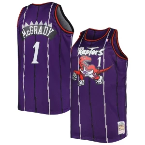 Bellissimo Meraviglioso Cool Tracy McGrady Toronto Raptors Big & Tall Hardwood Classics 1998/99 Swingman Jersey Purple