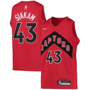 Bellissimo Raffinato Accattivante Pascal Siakam Toronto Raptors Nike Youth 2021/22 Diamond Swingman Jersey Icon Edition Red