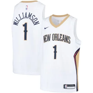 Raffinato Zion Williamson New Orleans Pelicans Nike Youth Swingman Player Jersey Association Edition White/Navy