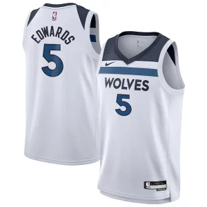 Trendy Anthony Edwards Minnesota Timberwolves Nike Youth Swingman Jersey Association Edition White