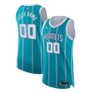Elegante Versatile Charlotte Hornets Nike 2021/22 Diamond Swingman Authentic Custom Jersey Icon Edition Teal