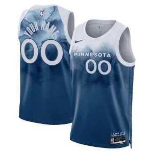 Robusto Magnifico Ottimo Minnesota Timberwolves Nike Unisex 2023/24 Custom Swingman Jersey Blue City Edition
