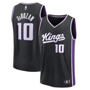 Comodo Attraente Fascinante DeMar DeRozan Sacramento Kings Fast Break Replica Player Jersey Icon Edition Black