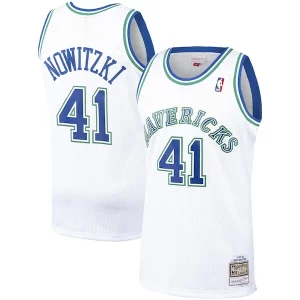 Duraturo Incantevole Dirk Nowitzki Dallas Mavericks 1998/99 Hardwood Classics Swingman Jersey White