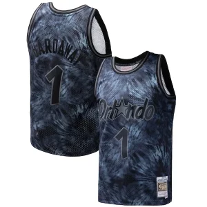 Lussuoso Robusto Penny Hardaway Orlando Magic Hardwood Classics 1984/85 Tie Dye Swingman Jersey Black