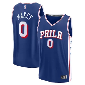 Fantastico Comodo Tyrese Maxey Philadelphia 76ers Fast Break Replica Player Jersey Icon Edition Royal