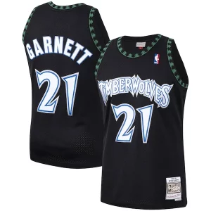 Robusto Kevin Garnett Minnesota Timberwolves Hardwood Classics Swingman Jersey Black/White