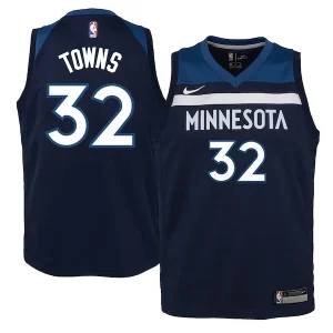 Versatile Incantevole Carino Karl Anthony Towns Minnesota Timberwolves Nike Youth Swingman Jersey Navy Icon Edition
