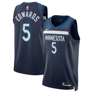 Fascinante Anthony Edwards Minnesota Timberwolves Nike Unisex Swingman Replica Jersey Icon Edition Navy
