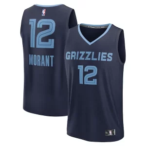 Incantevole Ottimo Fascinante Ja Morant Memphis Grizzlies Youth Fast Break Replica Player Jersey Icon Edition Navy