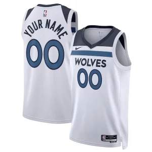 Fantastico Minnesota Timberwolves Nike Unisex Swingman Custom Jersey White Association Edition