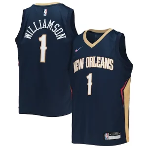 Accattivante Zion Williamson New Orleans Pelicans Nike Youth 2021/22 Diamond Swingman Jersey Icon Edition Navy