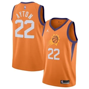 Gorgeous Deandre Ayton Phoenix Suns Jordan Brand 2020/21 Swingman Jersey Statement Edition Orange