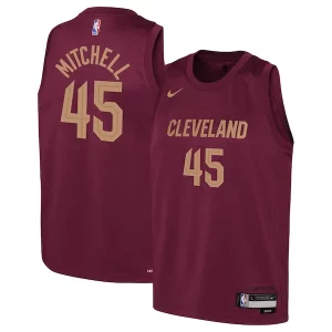 Elegante Versatile Donovan Mitchell Cleveland Cavaliers Nike Youth Swingman Jersey Icon Edition Wine