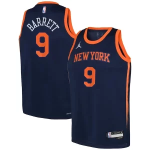 Lussuoso RJ Barrett New York Knicks Jordan Brand Youth Swingman Jersey Statement Navy