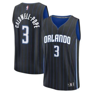 Moderno Fantastico Kentavious Caldwell Pope Orlando Magic Youth Fast Break Replica Player Jersey Icon Edition Black