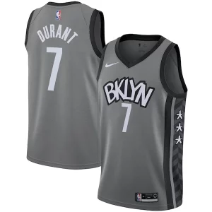 Robusto Fascinante Delizioso Kevin Durant Brooklyn Nets Nike 2019/2020 Swingman Jersey Statement Edition Gray