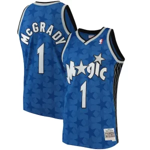 Accattivante Sofisticato Comodo Tracy McGrady Orlando Magic Hardwood Classics Swingman Jersey Blue