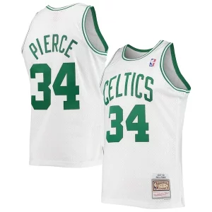 Attraente Paul Pierce Boston Celtics Hardwood Classics Swingman Jersey White/Kelly Green