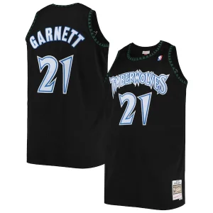 Bellissimo Kevin Garnett Minnesota Timberwolves 1997/98 Big & Tall Hardwood Classics Swingman Jersey Black